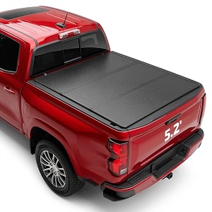 BDFHYK Hard Tri Fold Tonneau Cover for