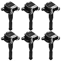 BDFHYK Ignition Coil Pack UF354 Compatible with BMW M5 X5 330i 530i Z3 Z8 320i 323i 323Ci 323ti 328Ci 328i Land Rover Range Rover Freelander Rolls-Royce BMW Oem Coil Pack Coil for 245279 Set of 6