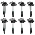 BDFHYK Ignition Coil Pack UF519 Set of 8 Compatible with Jaguar XF Super V8 Vanden Plas S-Type XK8 XJ8 XJR XK XKR,Compatible with Land Rover LR3 Range Rover 4.0L 4.2L 4.4L Replacement for 5C1420 C1427