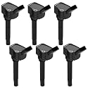 BDFHYK Ignition Coil Packs Compatible with A3 A4 A5 A6 A6 A7 A8 Quattro allroad Sportback Q2 Q3 Q5 Q7 Q8 RS3 RS5, Arteon Atlas Beetle Golf GTI Jetta Passat,Coil for UF716 06J905110C Set of 6