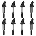BDFHYK Ignition Coil Packs Compatible with BMW 325Ci 325i 325xi 330Ci 330i 330xi 525i 530i 545i 550i 645Ci 650i 745i 745Li 750i 750Li Alpina B7 M3 X3 X5 Z3 Z4 2.5L 3.0L 4.4L,Coil for UF522 Set of 8