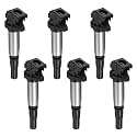 BDFHYK Ignition Coil Packs Compatible with Mini 2011-2016 Cooper Countryman,2013-2016 Cooper Paceman,2007-2013 Cooper 1.6L L4, Coil for 2IGC0222 48705 B204 C-694 GN10328 1900529 UF598 Set of 6