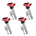 BDFHYK Ignition Coil UF529 and Spark Plug 4644 for Audi A3 A4 allroad TT A5