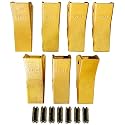 BDI Wear Part 230SP Back-Hoe Bucket Teeth, Excavators Bucket Teeth w/TF23P Flex Pins for 23 &amp; 230 Series Skid Steer loaders and excavators-7PK