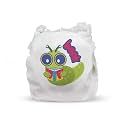baby Small (3-6 M) upto 6 Kgs Breathable Cloth Diaper Cover - PUL fabric | Washable &amp; reusable, Rash free and Leakproof | Dries in Minutes | Use any Nappy Pad or disposable insert (Print: Book Worm)