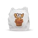 baby Large (12-24 M) upto 15 Kgs Breathable Cloth Diaper Cover - PUL fabric | Washable &amp; reusable, Rash free and Leakproof | Dries in Minutes | Use any Nappy Pad or disposable insert (Print: Stud Muffin)