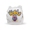 baby Small (3-6 M) upto 6 Kgs Breathable Cloth Diaper Cover - PUL fabric | Washable &amp; reusable, Rash free and Leakproof | Dries in Minutes | Use any Nappy Pad or disposable insert (Print: Night Owl)