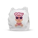 baby Small (3-6 M) upto 6 Kgs Breathable Cloth Diaper Cover - PUL fabric | Washable & reusable, Rash free and Leakproof | Dries in Minutes | Use any Nappy Pad or disposable insert (Print: Desi Diva)