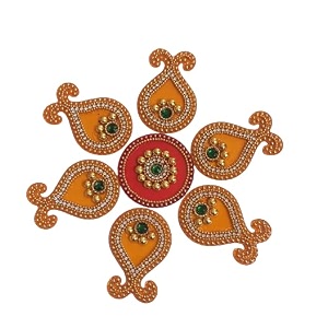 acrylic rangoli big peacock designer rangoli rangoli reusable for floor wall decoration stone kundan meena designer rangoli sticker for diwali navratri pooja design_9