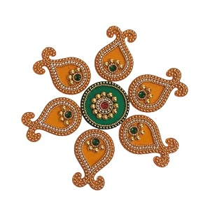 acrylic rangoli big peacock designer rangoli rangoli reusable for floor wall decoration stone kundan meena designer rangoli sticker for diwali navratri pooja design_11