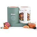 Beaba Babycook Neo-6 In 1 Baby Food Processor, Blender, Steamer, Cooker &amp; Sterilizer, Portable Baby Food Cooker, Puree Maker and Warmer (Eucalyptus Green)