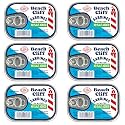 Beach Cliff Wild Caught Sardines in Water, No Salt Added, 3.75 oz (6-Pack)