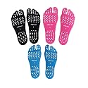 Beach Foot Pads Barefoot 3 Packs for Barefoot Lovers, Invisible Adhesive Stick on Feet Pad Soles for Beach, Swimming Pool, Spa, Hot Sand, Walking, Water Sport Party. (L-3Packs)