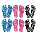 Beach Foot Pads Barefoot 6 Packs for Barefoot Lovers, Invisible Adhesive Stick on Feet Pad Soles for Beach, Swimming Pool, Spa, Hot Sand, Walking, Water Sport Party. (M-6Packs)