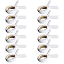 Beach Towel Clips Beach Chair Clips Heavy Duty Beach Towel Clips Towel Clips for Cruise Towels Plastic Clothespins for Beach Chairs to Keep Your Towel from Blowing Away (12, Brown)