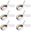 Beach Towel Clips Beach Chair Clips Heavy Duty Beach Towel Clips Towel Clips for Cruise Towels Plastic Clothespins for Beach Chairs to Keep Your Towel from Blowing Away (6, Brown)