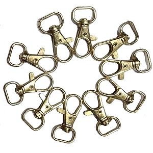 beads amp crafts lobster claw clasps swivel lanyards trigger snap hooks strap for diy bags art crafts jewelry findings keychain key rings connector 35mm gold 20