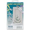 The Beadsmith Beader’s Mini Travel Kit - Color-ID Set – Includes Bead Board, Side Cutter, Round Nose, Chain Nose, Thread Snippers, Tweezers and Storage Box – Tools for Jewelry Making