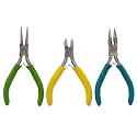 The Beadsmith Color-ID Pliers – Color Coded Set – 5 Inches, 3 Piece Kit: Chain Nose, Round Nose, &amp; Side Cutter – Tools for Jewelry Making