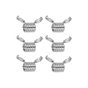 The Beadsmith SpringEEZ Bead Clamps – 6 Large Size Stainless-Steel Spring Clips for Jewelry & Bracelet Making Kit Projects, Prevent Beads from Falling While Beading