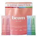 BEAM Glow Hormone Support & Cortisol Supplement for Women - Daily Vitamins for Women with Ashwagandha, Selenium, Zinc, Vitamin A, for Cycle Health, Mood & Energy, Variety Pack, 30 Servings