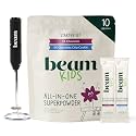 BEAM Kids All in One Superfood Powder, Nutritional Shake, Organic Greens, Probiotics, Vitamins, Immune Support, Gut Health, Superfood, Nutrition for Children, No Artificial Sweeteners, Starter Set