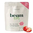BEAM Kids Multivitamin Powder – Kids Vitamins with Greens, Probiotic &amp; Prebiotic, Immune Support for Children &amp; Toddlers, No Artificial Sweeteners, for Picky Eaters, 20 Servings, Strawberry Flavor