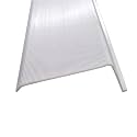Beam Lighting Under Cabinet Light Cover Replacement | White Ribbed Acrylic Diffuser (L-Shaped, 33")