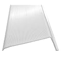 Beam Lighting Under Cabinet Light Cover Replacement | White Ribbed Acrylic Diffuser (L-Shaped, 18")