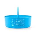 Beamer DePiper Baby Blue Ashtray with Built in Cleaning Poker Spike Tool to Clean out Pipes and Bowls Quickly and Mess Free and Beamer Smoke Sticker