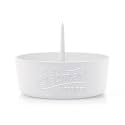 Beamer DePiper White Ashtray with Built in Cleaning Poker Spike Tool to Clean out Pipes and Bowls Quickly and Mess Free and Beamer Smoke Sticker