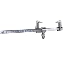 Beamer Fall Protection, Sliding I-Beam Clamp for 2" - 13", Aluminum material Makes the Beam Clamps Extremely lightweight | ANSI & OSHA Compliant