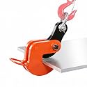 BEAMNOVA 2.5 Ton Horizontal Steel Plate Lifting Clamp with 3T Bow Shackle