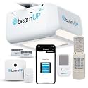 beamUP The Volta - BU850 - Two Car Garage Door Opener with Battery Backup, Smart Home Garage Opener - Alexa Enabled, Garage Security Sensors Included, No Subscription Fees - White