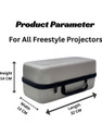 BeamX Projector Carry Bag EVA Hard Case Shockproof Compatible with All Projectors Small Travel Bag  - Large
