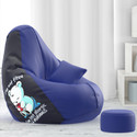 Beannie 4XL Premium, Designer - Snooze Squad Theme-Not Tired - Printed Teardrop Bean Bag  With Bean Filling
