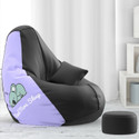 Beannie 5XL Premium, Designer - Snooze Squad Theme-Need more Sleep - Printed Teardrop Bean Bag  With Bean Filling