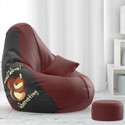 Beannie 5XL Premium, Designer - Snooze Squad Theme-Do not wake me up - Printed Teardrop Bean Bag  With Bean Filling
