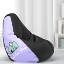 Beannie XXXL Need more Sleep - Black Lavender Teardrop Bean Bag  With Bean Filling (Black)