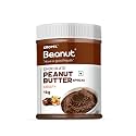Beanut Chocolate Crispy Peanut Butter 1kg | 19gm Protein | 100% Vegan Peanut Butter, 100% Pure Roasted Peanut | High in Protein Spread, Gluten &amp; Cholesterol Free, Nut Butter