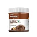 Beanut Chocolate Crispy Peanut Butter 510gm | 19gm Protein | 100% Vegan Peanut Butter, 100% Pure Roasted Peanut | High in Protein Spread, Gluten &amp; Cholesterol Free, Nut Butter