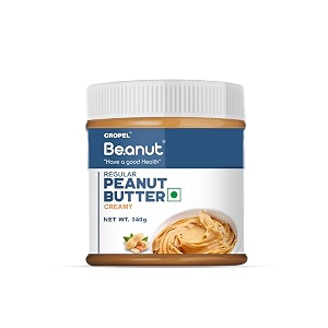 beanut creamy peanut butter creamy - 340gm100 pure roasted peanutsnon-gmo gluten amp cholesterol free vegan high in protein nut butter peanut butter
