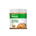 Beanut Natural Creamy Peanut Butter 340g | 30gm Protein | 100% Vegan Peanut Butter, 100% Pure Roasted Peanut | High in Protein Spread, Gluten &amp; Cholesterol Free, Nut Butter
