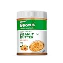 Beanut Natural Peanut Butter Crunchy Unsweetened is a Smart Choice From Real Roasted Pressed Protein, Non GMO, Gluten Free, Vegan And Cholesterol Free Gym, Exercise Daily Energetic- (1kg - Pack of 1)
