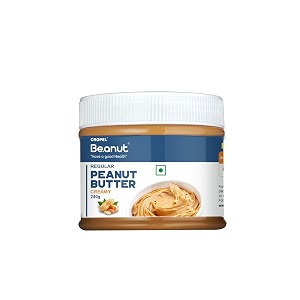 beanut peanut butter creamy - 240gm100 pure roasted peanuts gluten amp cholesterol free vegan high in protein nut butter peanut butter