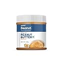 Beanut Peanut Butter Crunchy - 340gm, 100% Pure Roasted peanuts,NON-GMO Gluten &amp; Cholesterol Free, Vegan, High in Protein, Nut Butter, Peanut Butter