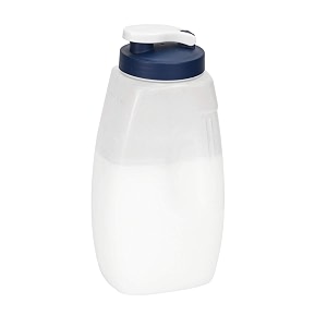 bear grips fridge milk jug with safety lid 15 liter - pack of 1 plastic