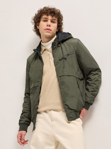 the bear house full sleeve solid men jacket