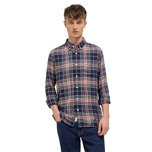 THE BEAR HOUSE Mens Blue Slim Fit