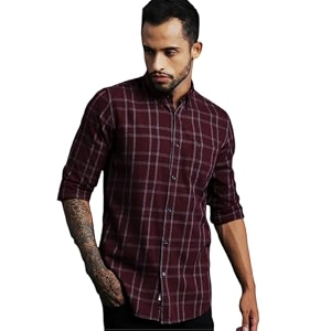 THE BEAR HOUSE Mens Cotton Slim Checks